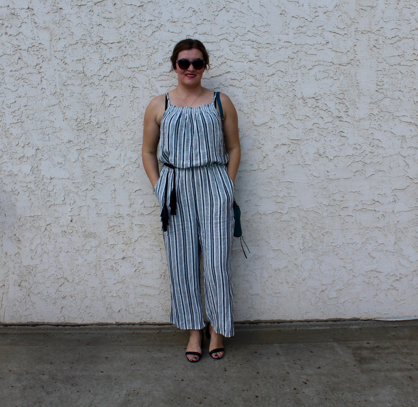 striped jumpsuit old navy