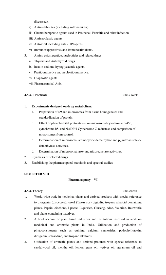 jaaly-topper-syllabus-of-b-pharmacy-semester-wise