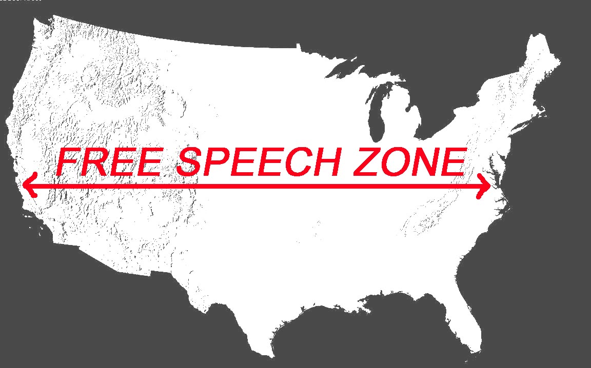 what is a free speech zone