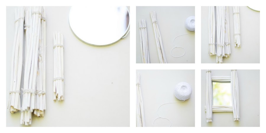 Espejo bambú diy
