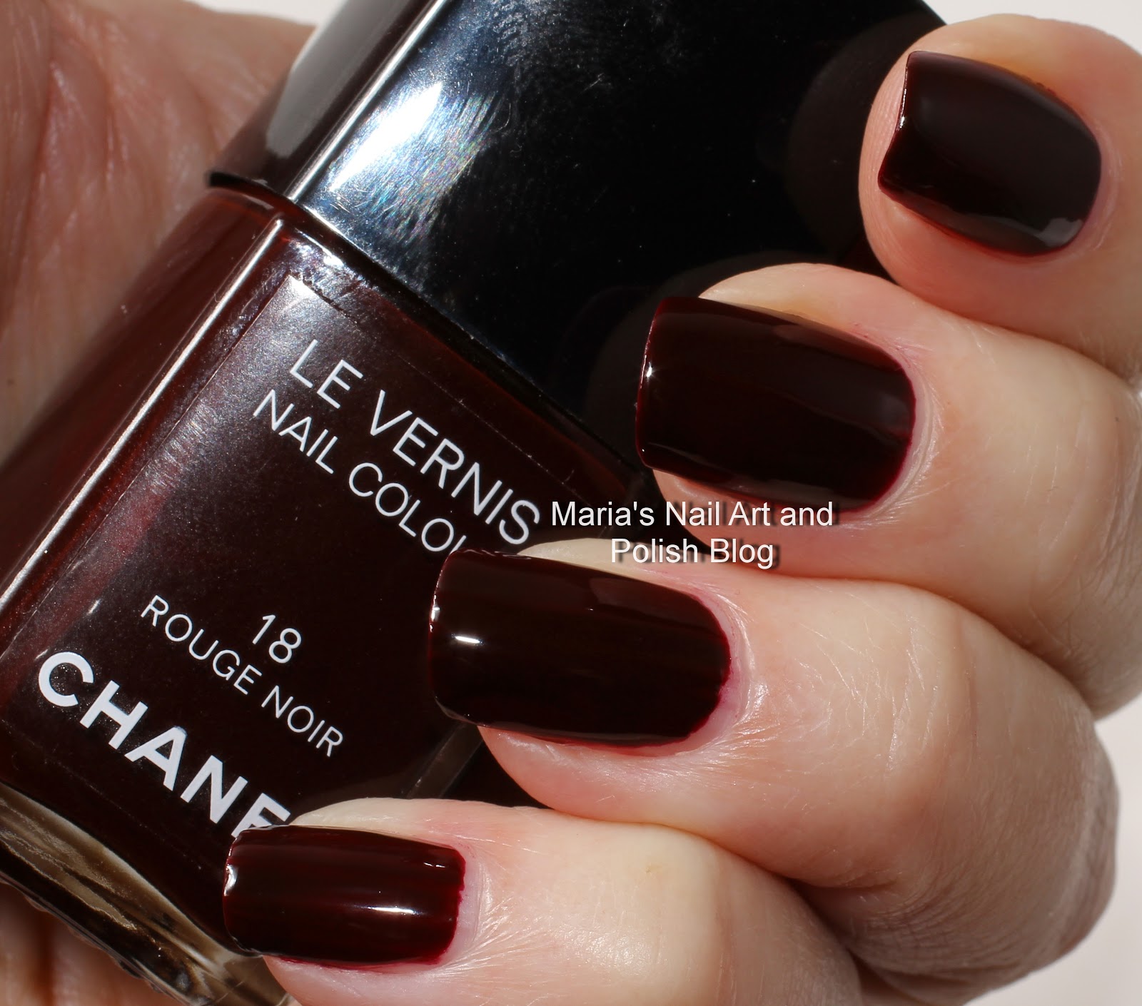 Marias Nail Art and Polish Blog: Chanel Rouge Noir 18 - first released in  1994 and was part of the Vamp Triology collection