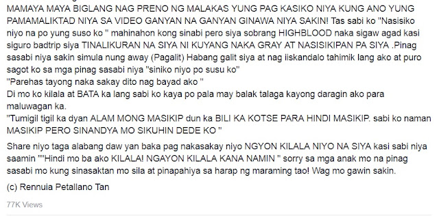 Nahati Ang Opinyon ng Netizen. Nakababatang Babae na Nagpost ng Video ng Isang Nakatatandang Babaeng Nakaalitan Dahil sa Siksikan sa Jeep Nahati Ang Opinyon ng Netizen. Nakababatang Babae na Nagpost ng Video ng Isang Nakatatandang Babaeng Nakaalitan Dahil sa Siksikan sa Jeep