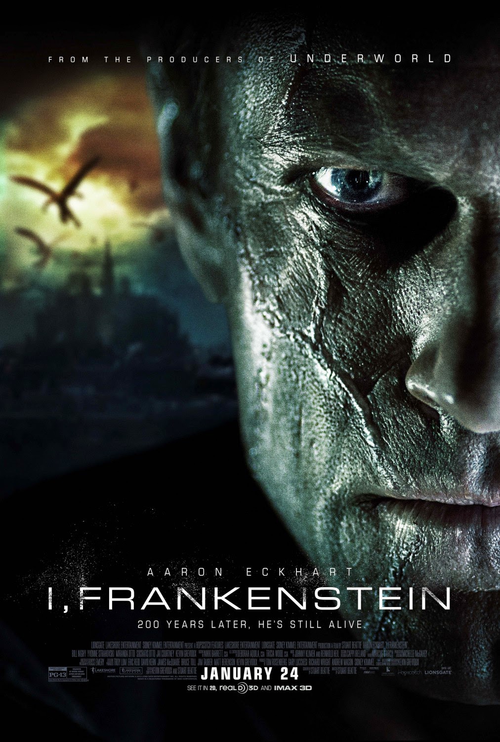 El Ojo del Horror Crítica I, Frankenstein (2014)