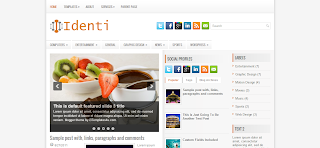 Identi Blogger Template Is a Food And Recipy Related blogger Template