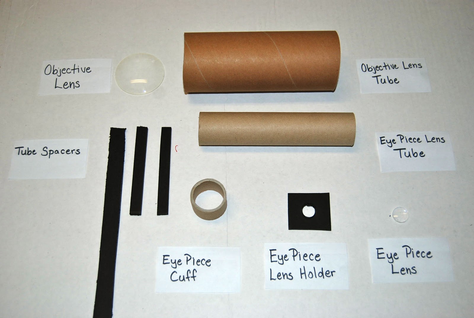 Cardboard Telescope (Kepler) Cardboard Tubes For Telescopes