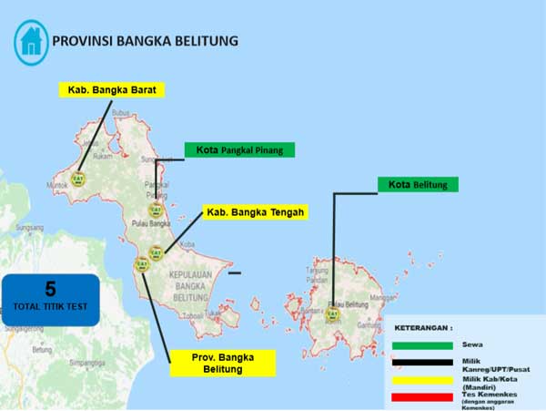 Lokasi Tes Cat BKN Propinsi Bangka Belitung Lokasi Tes Cat BKN Propinsi Bangka Belitung