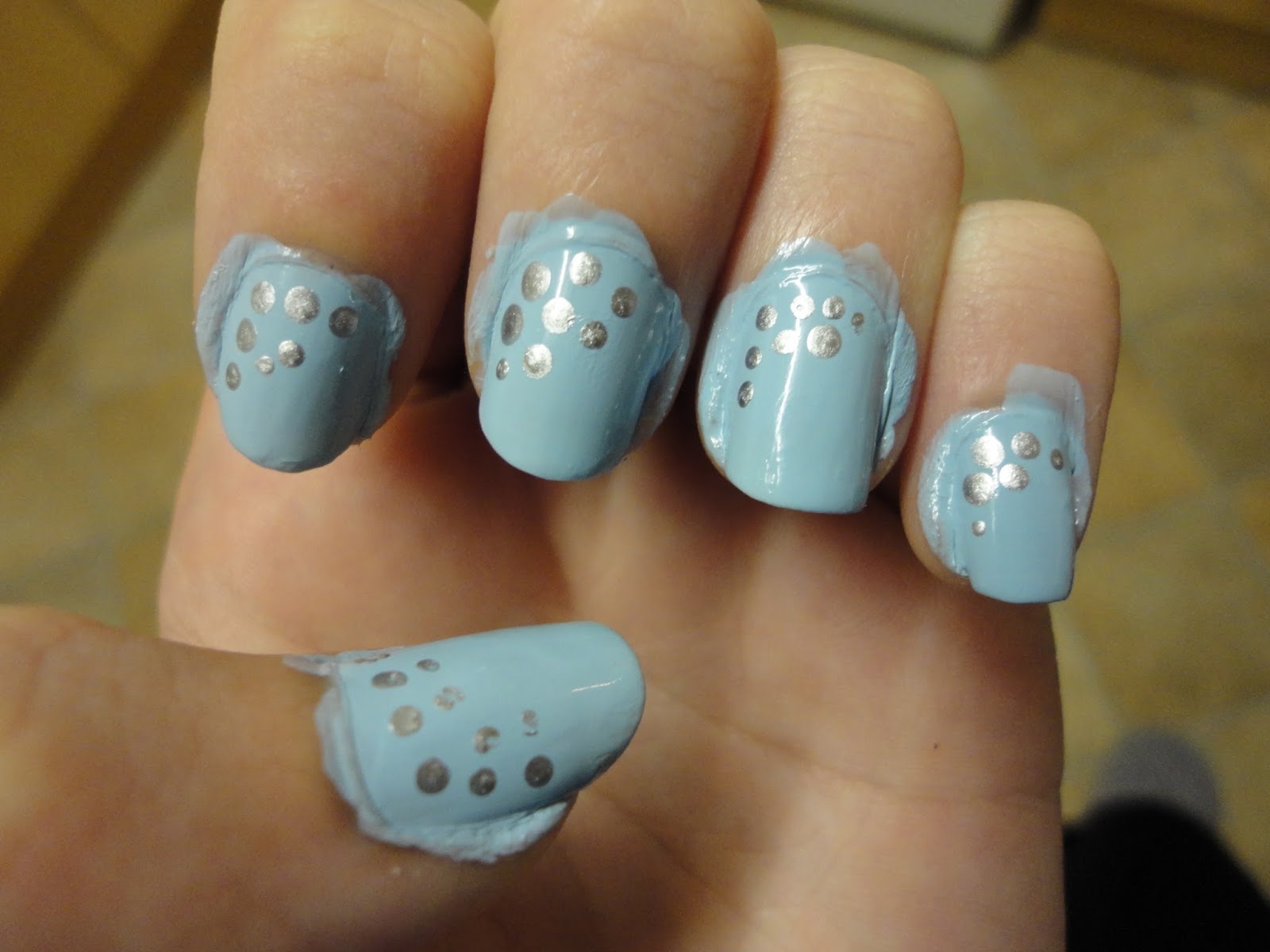 2. Middle Dot Nail Art - wide 5