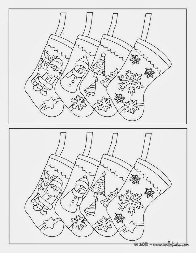 Christmas Spot The Difference Printable