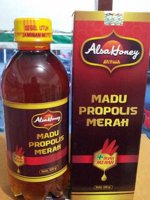Agen Grosir Madu Propolis Merah Alsa Honey Original Jual Harga Murah