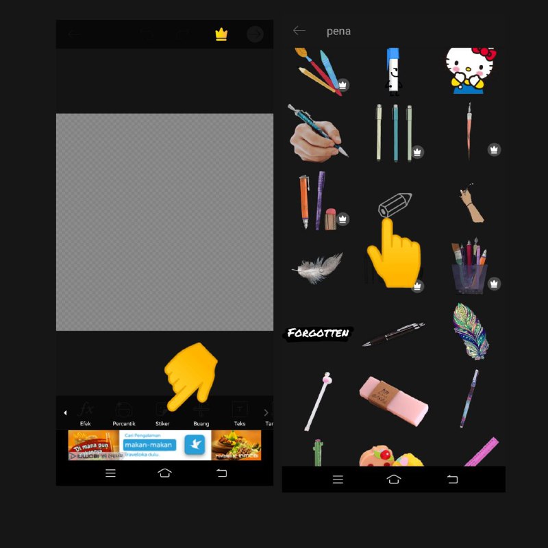 Cara Membuat Watermark Foto di aplikasi Picsart Desainku