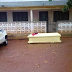 Coffin and dead chicken dumped in front of an Electoral Commission office