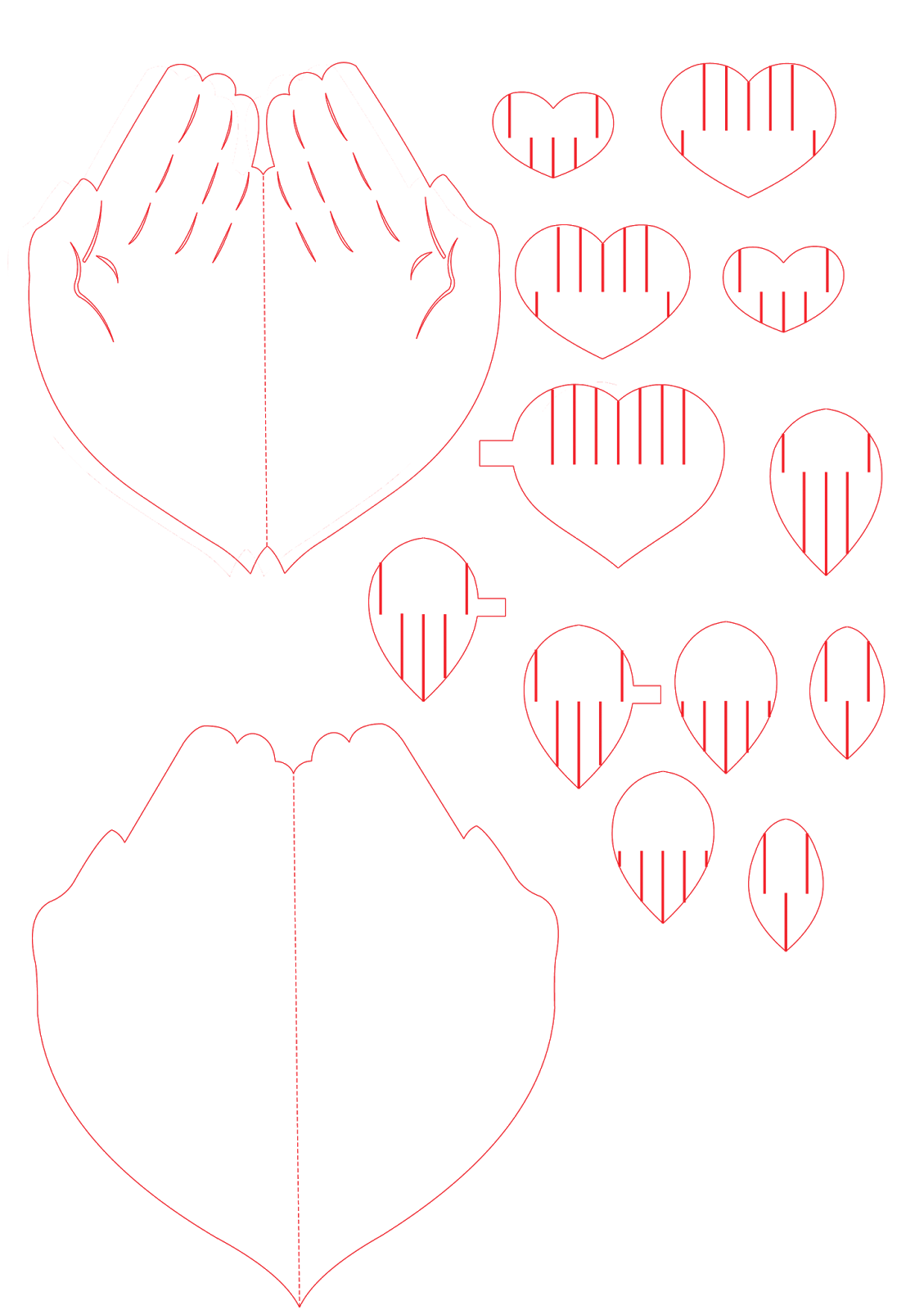 KIRIGAMIZA: - Patrons gratuits