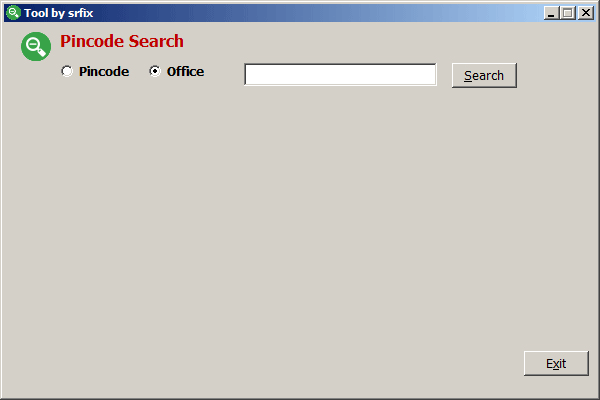Pincode Search Tool by srfix | DOP Core Solutions