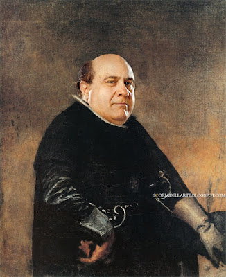 Ritratto di Danny DeVito - D. Velazquez photomontage-classic painting-Danny DeVito