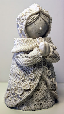 Imagem de presepio imitando malha Imagem de presepio imitando malha