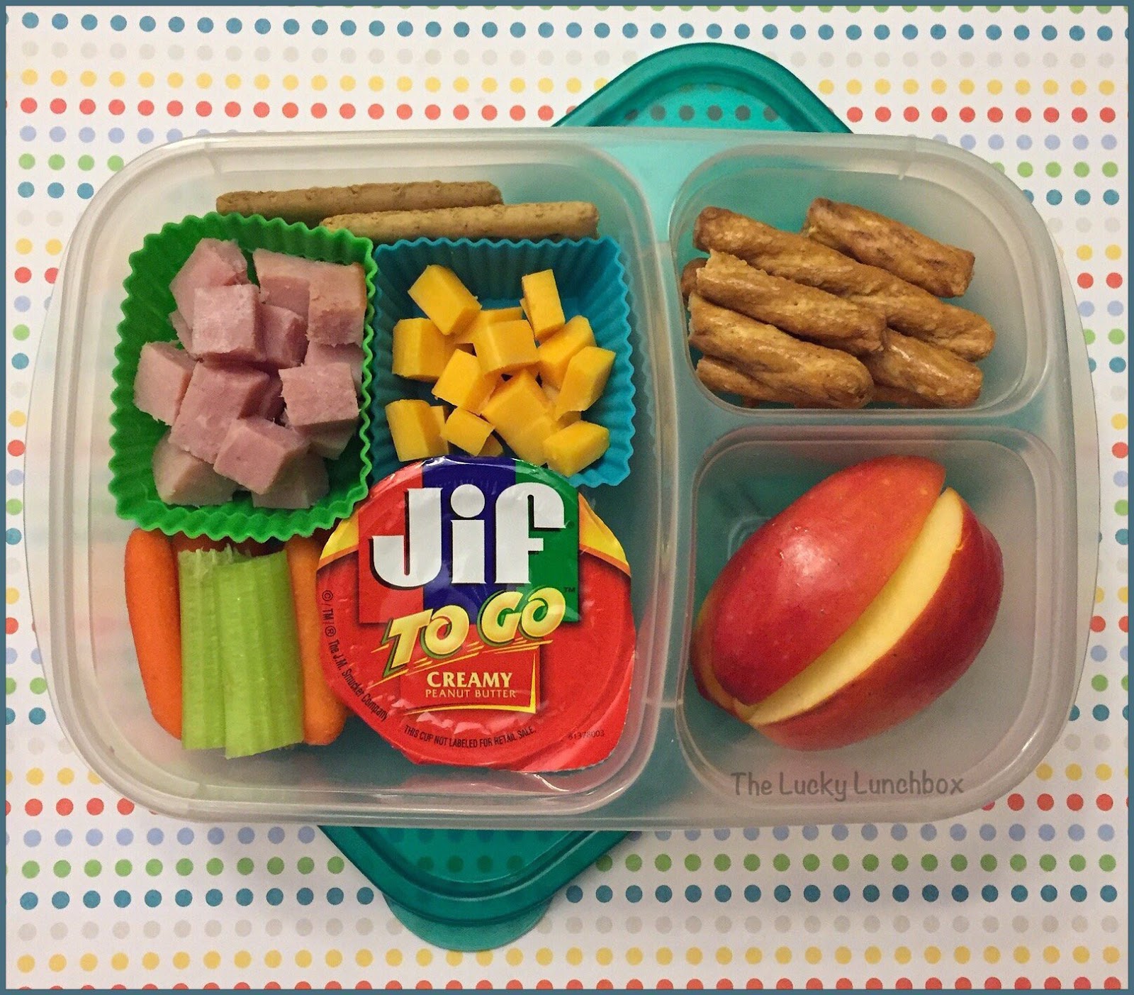 The Lucky Lunchbox: Z-man loves to dip.....