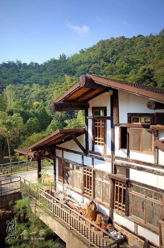 南投埔里 佳園渡假山莊日式風建築餐廳