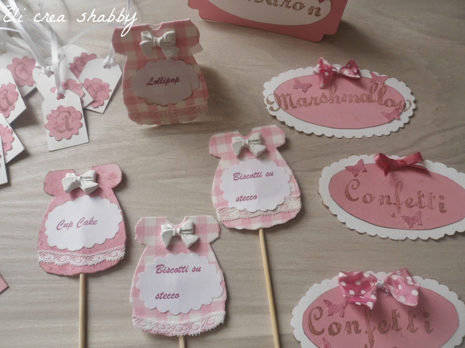 Eli crea shabby & co. Allestimento battesimo