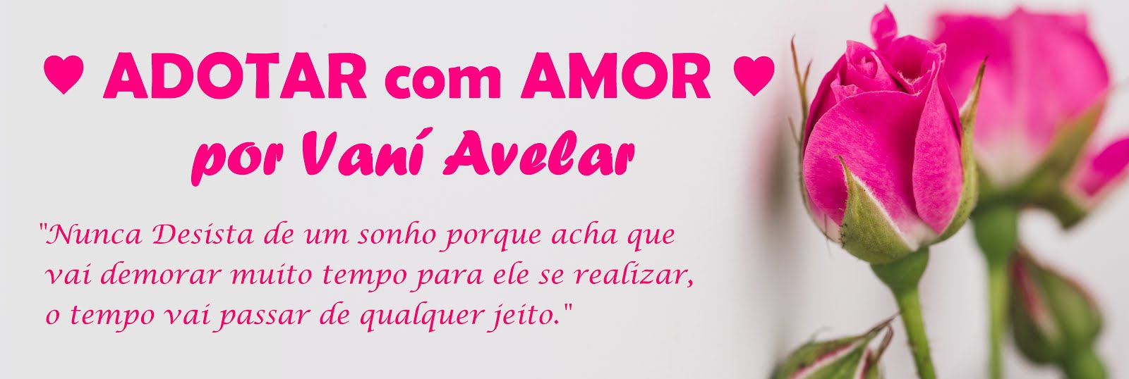 ♥ ADOTAR com AMOR ♥ por Vani Avelar