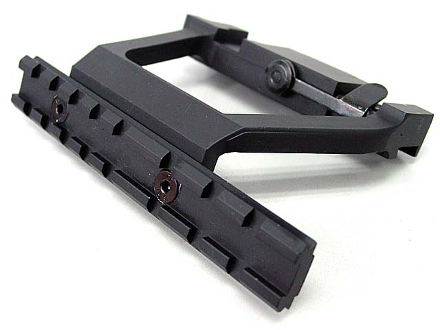 Support De Visée Décalé 45° Pour Rail Picatinny 20 Mm - Neuf - Métal Noir