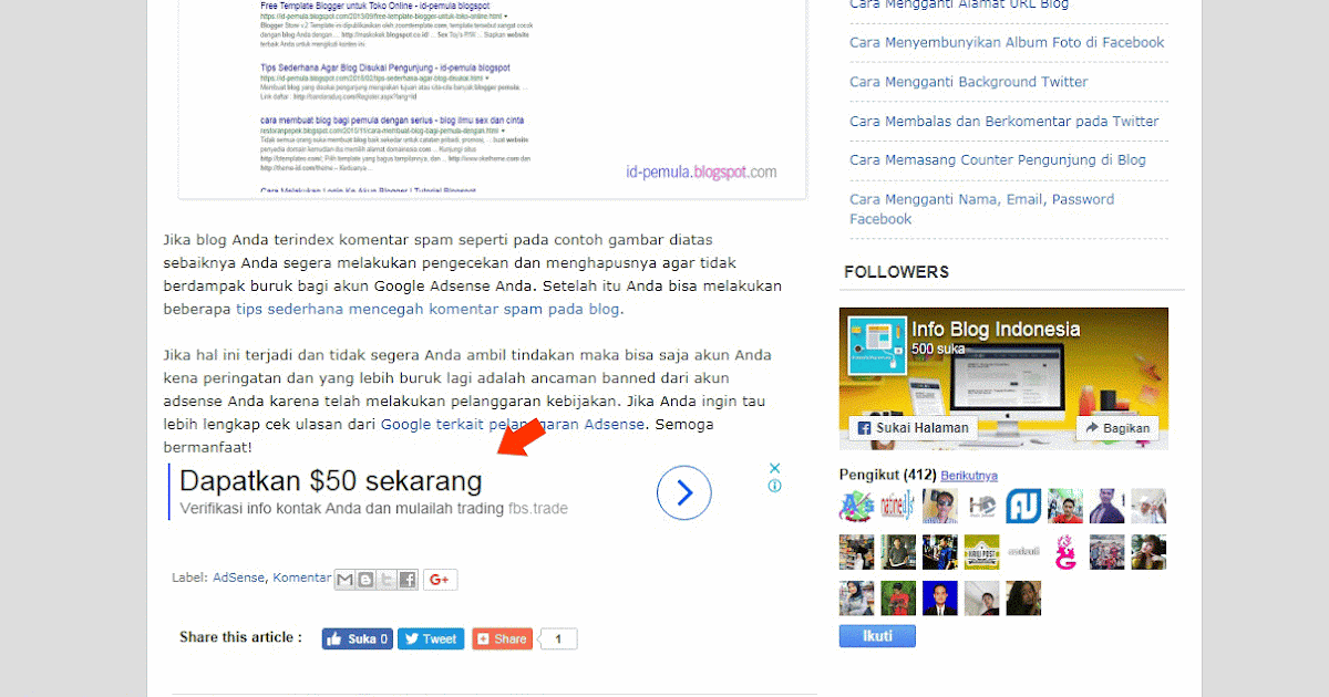 Cara Pasang AdSense di Bawah Judul Post Blogger: Panduan Lengkap dan Optimasi