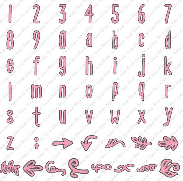 Obsessed with Scrapbooking New Cricut Chalkboard Font Cartridge!