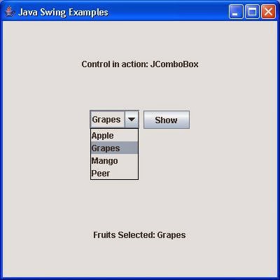 Java Swing UI JComboBox - LuffyCode Dev.