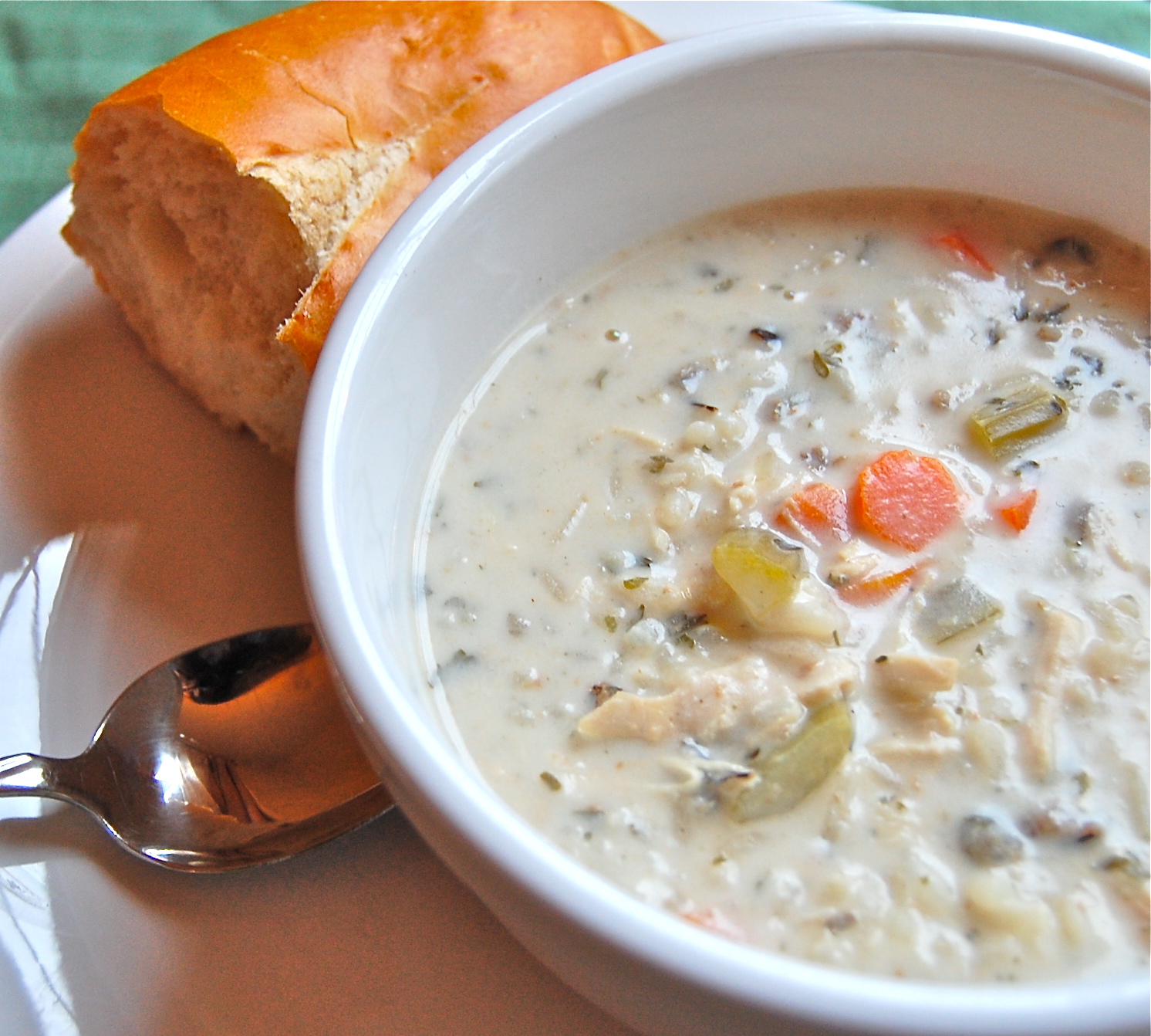 13. Chef Mommy Slow Cooker Creamy Chicken and Wild Rice Soup.