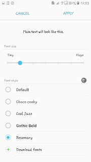 Cara Mudah Merubah Jenis dan Ukuran Font/Huruf di Android 
