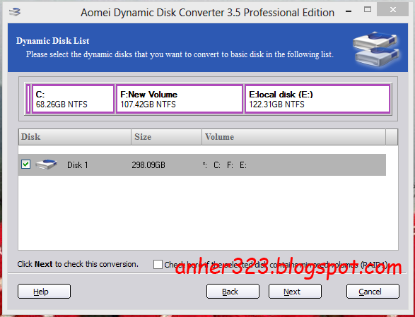 Dynamic disk. Dynamic disk