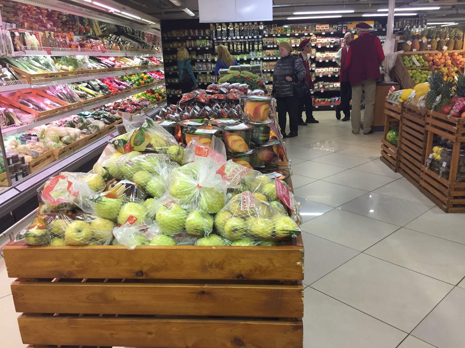 23. A Russian grocery store