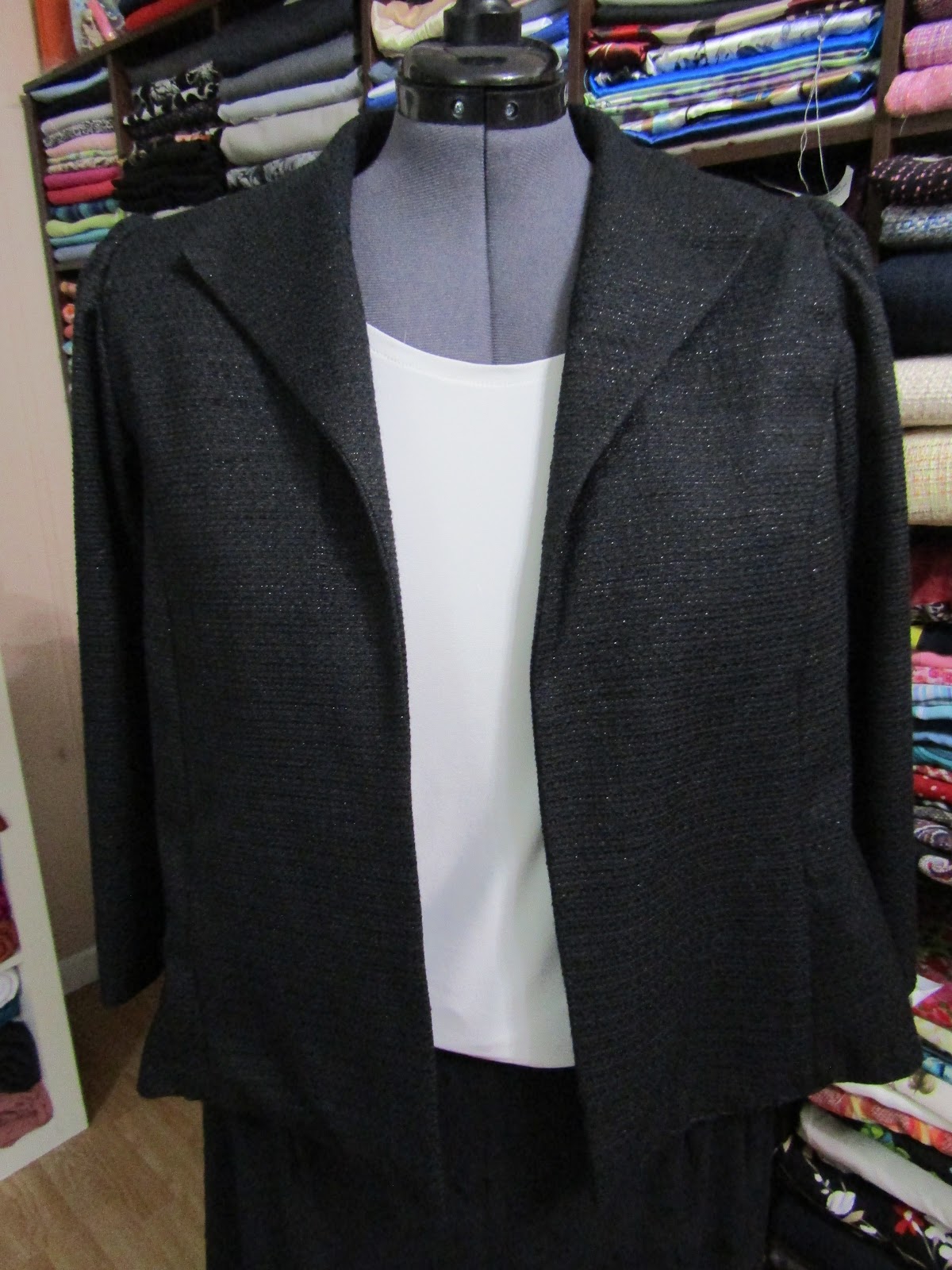 Sew Plus SureFit Designs Perfect Tank Silver Gray ITY Knit