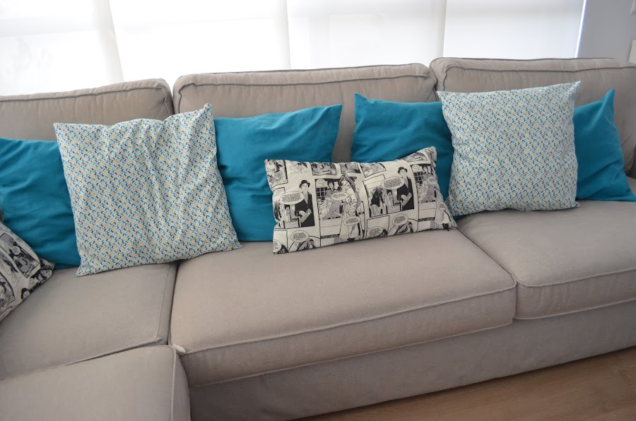 cojín cremallera oculta