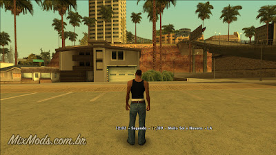 gta sa mod cleo change time hour escolher hora clima