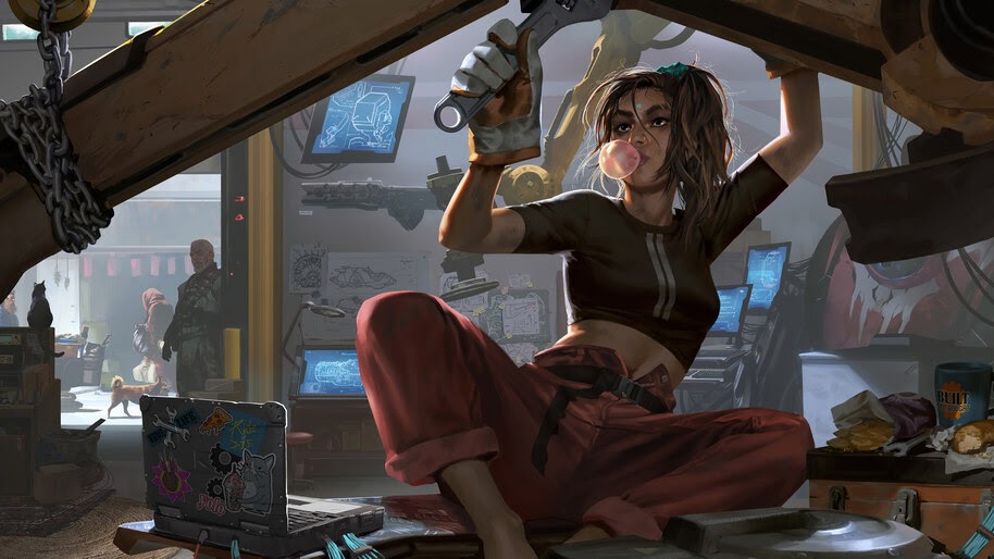 Rampart, Apex Legends, Art, 4K, #3.2586