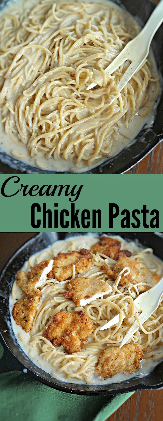 The Cooking Actress Creamy Chicken Pasta