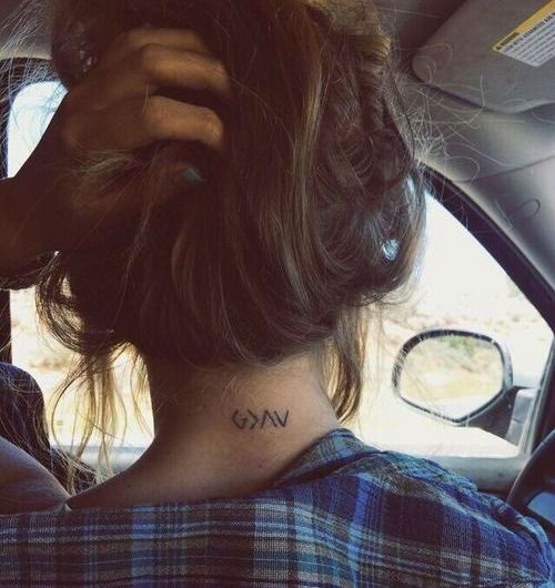 13 Perfect Tattoo Ideas For Girls Ever Cute Neck Tattoo Designs