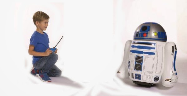 Robot R2D2 inflable y teledirigido Robot R2D2 inflable y teledirigido