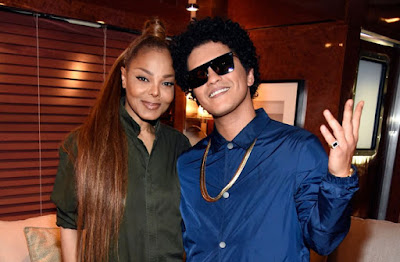 Janet Jackson duo avec Bruno Mars Janet Jackson et Bruno mars duo en préparation pour le prochain album de Janet Jackson.