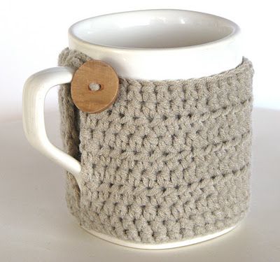 Cubre tazas de crochet