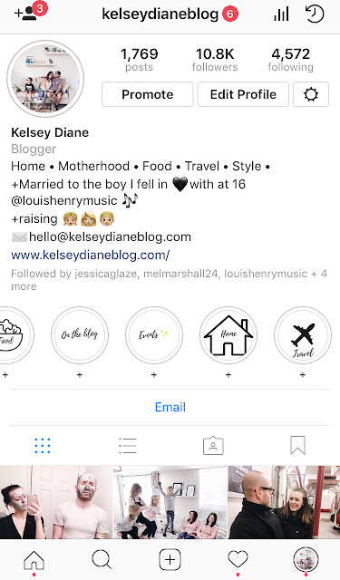 How To Make Instagram Highlight Menu Buttons | Kelsey Diane