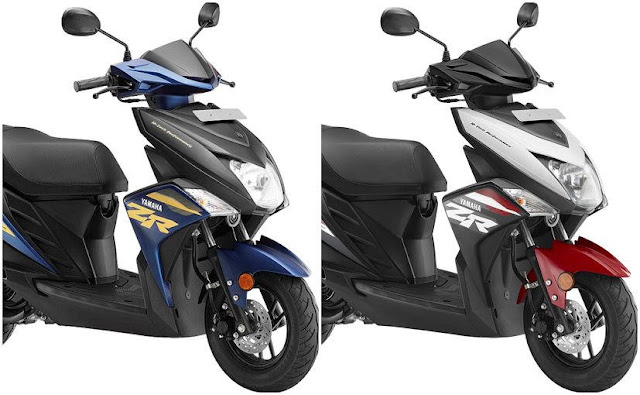 Yamaha introduced two new colors in the 113cc scooter, Cygnus Ray-ZR, not replaceable prices
