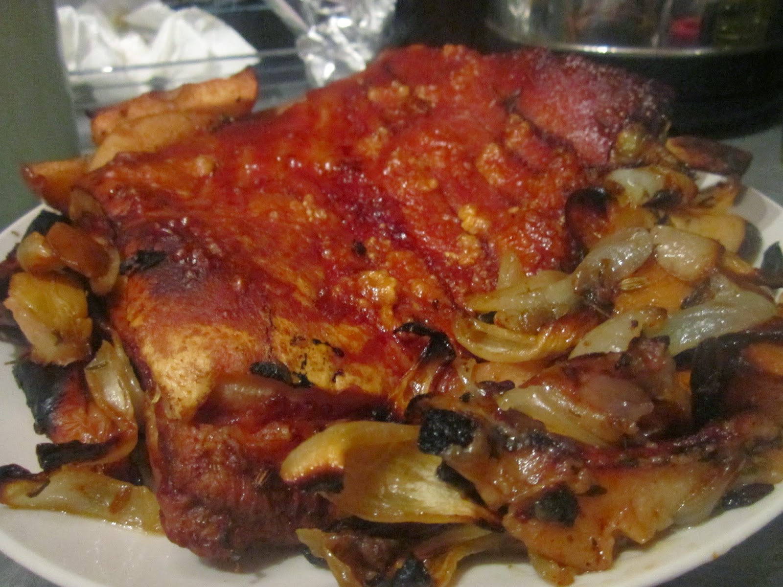 Greed is Good Roast Pork Belly with Quince