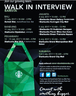 starbucks indonesia career starbucks indonesia