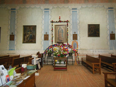 San Miguel Mission Church Interior from side entrance, © B. Radisavljevic 