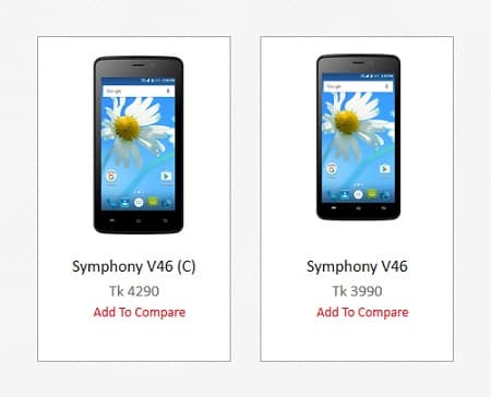 Symphony V46 Symphony V46 C Smartphone