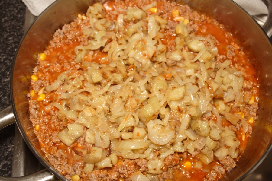 Pastel de carne, berenjena y patata Cocina