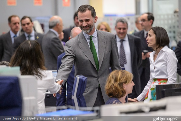  King Felipe VI of Spain visits the Directorate General of Traffic