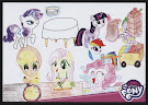 My Little Pony Awesome Meal Time Series 4 Trading Card