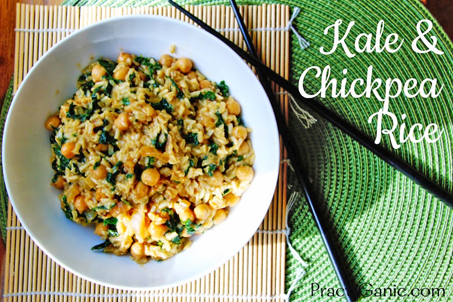 Chickpea and Kale Asian Rice